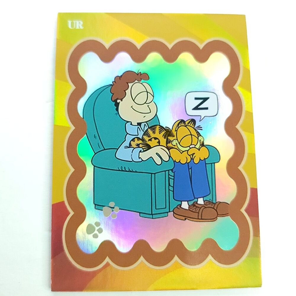 2023 Garfield Jon Arbuckle Happy Life Trading Card Kayou Animation UR 017